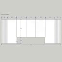 Ver imagem 4 de Cabeceira Cama King Ripada 3,0m Ncs 100% Mdf Casa Lar Cor:nogueira Cadiz com Cinza Sagrado