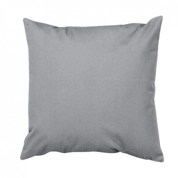 Capas Almofadas 45cmx45cm Microfibra Liso Tecelagem Damata - 1