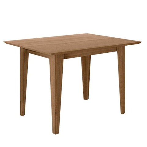 Mesa para Sala de Jantar 120cm Retangular Tampo Chanfrado Kate Poliman Carvalho