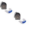 2 Protetor Bucal Anti Bruxismo Duplo Silicone - 8