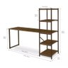 Escrivaninha Torre Slim 5 Prateleiras Industrial - 5