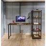 Escrivaninha Torre Slim 5 Prateleiras Industrial - 2