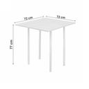 Ver imagem 2 de Mesa Dobrável 4 Lugares Expert Branco