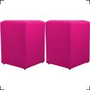 Ver imagem 1 de Kit 2 Puff Decorativo Dado Para Sala Recepção Manicure, Escritório E Consultório Corino