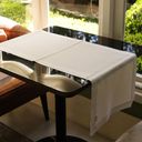 Ver imagem 3 de Trilho de Mesa Branco - Poliéster, 40x120cm