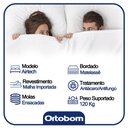 Ver imagem 4 de Cama Baú Casal Sintético + Colchão Casal Ortobom Airtech Molas SpringPocket (65x138x188) Branco