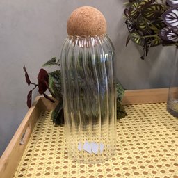 Pote Em Vidro Canelado Cosi - Unidade 900 ml - 4