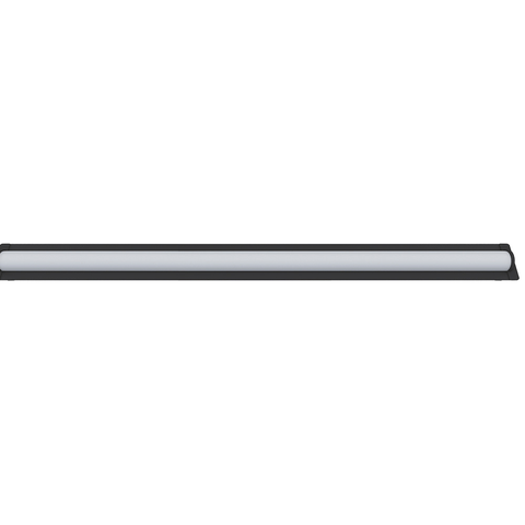Luminária Led Taschibra Embutir Perfil Convex 111 34W Preta Bivolt 6400K Luz Branca