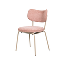 Ver imagem 1 de Cadeira de Jantar Melina Decorativa Rosa Claro Design Moderno