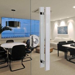 Puxador para Porta Duplo em Inox Planus Eco 75 cm Geris - 3