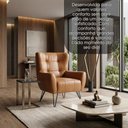 Ver imagem 4 de Poltrona Decorativa Malta Pes Ferro Courino Tcs 727 Moll