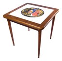 Ver imagem 1 de Mesa de Madeira Maciça Quadrada 80x80cm 4 Lugares Sala Jantar - Go Hard Or Go Home - Natural