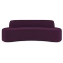 Ver imagem 6 de Sofá 4 Lugares Curvo Sala de Estar Living Cancún D02 Veludo Roxo 230 cm C-292 - Lyam Decor