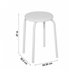 Conjunto 4 Banquetas Aço Expert  - 2