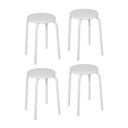 Ver imagem 1 de Conjunto 4 Banquetas Aço Expert Branco