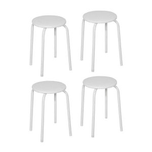 Conjunto 4 Banquetas Aço Expert 