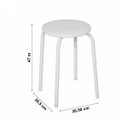Ver imagem 2 de Conjunto 4 Banquetas Aço Expert Branco