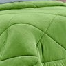 Edredom Bartho Solteiro Dupla Face Manta Soft Fofinho 1 Peça - Verde Casa Scarpa - 2