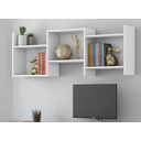 Ver imagem 1 de Nicho Organizador Decorativo de Parede Million Quarto Sala Escritório Branco