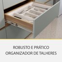 Ver imagem 6 de Cozinha Modulada 7 Peças Nesher Rainha Ripado 100% Mdf