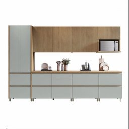 Cozinha Modulada 7 Peças Nesher Rainha Ripado 100% Mdf - 2