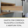 Cozinha Modulada 7 Peças Nesher Rainha Ripado 100% Mdf - 7