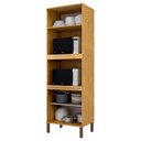 Ver imagem 2 de Torre Quente Amélia 3 Portas 1 Prateleira Marrocos/off White - Pnr Móveis