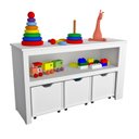 Ver imagem 2 de Organizador com Baús e Porta Livros Andy 100% Mdf Woodcore