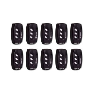 Kit com 10 Controles Tx Deco Clip Preto - Ipec