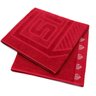 Toalha de Banho Buettner Jacquard Veludo Futebol Sao Paulo 70cmx140m Vermelho - 1