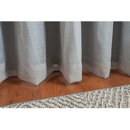 Cortina Gaze De Linho Forro Blackout 6,00x2,40m Sala E Quarto Cinza - 6