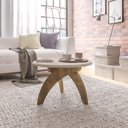 Ver imagem 2 de Mesa de Centro Jade Off White/pinho Artely