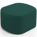 Ver imagem 2 de Puff Decorativo Orgânico para Living Quarto 70cm Doha W01 Bouclê Verde - Lyam Decor