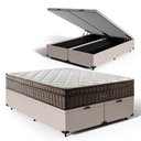 Ver imagem 1 de Cama Box Baú com Colchão de Espuma D70 Pillow In Ultra Dream Anjos Queen 158cm