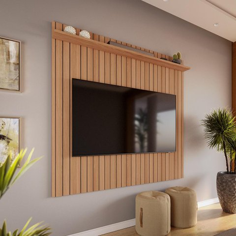 Painel Efeito Ripado 3d para Tv até 70 Polegadas Sevilla 183cm