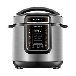 Panela de Pressão Elétrica Digital 6l Mondial Preto/inox 220v Pe-60-6l-i - 1
