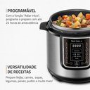 Ver imagem 7 de Panela de Pressão Elétrica Digital 6l Mondial Preto/inox 220v Pe-60-6l-i