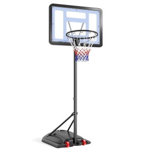 Tabela Cesta de Basquete Altura Ajustavel Rodinhas Jogo Partida Treino Quadra Ar Livre Resistente