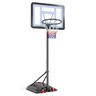 Tabela Cesta de Basquete Altura Ajustavel Rodinhas Jogo Partida Treino Quadra Ar Livre Resistente - 1