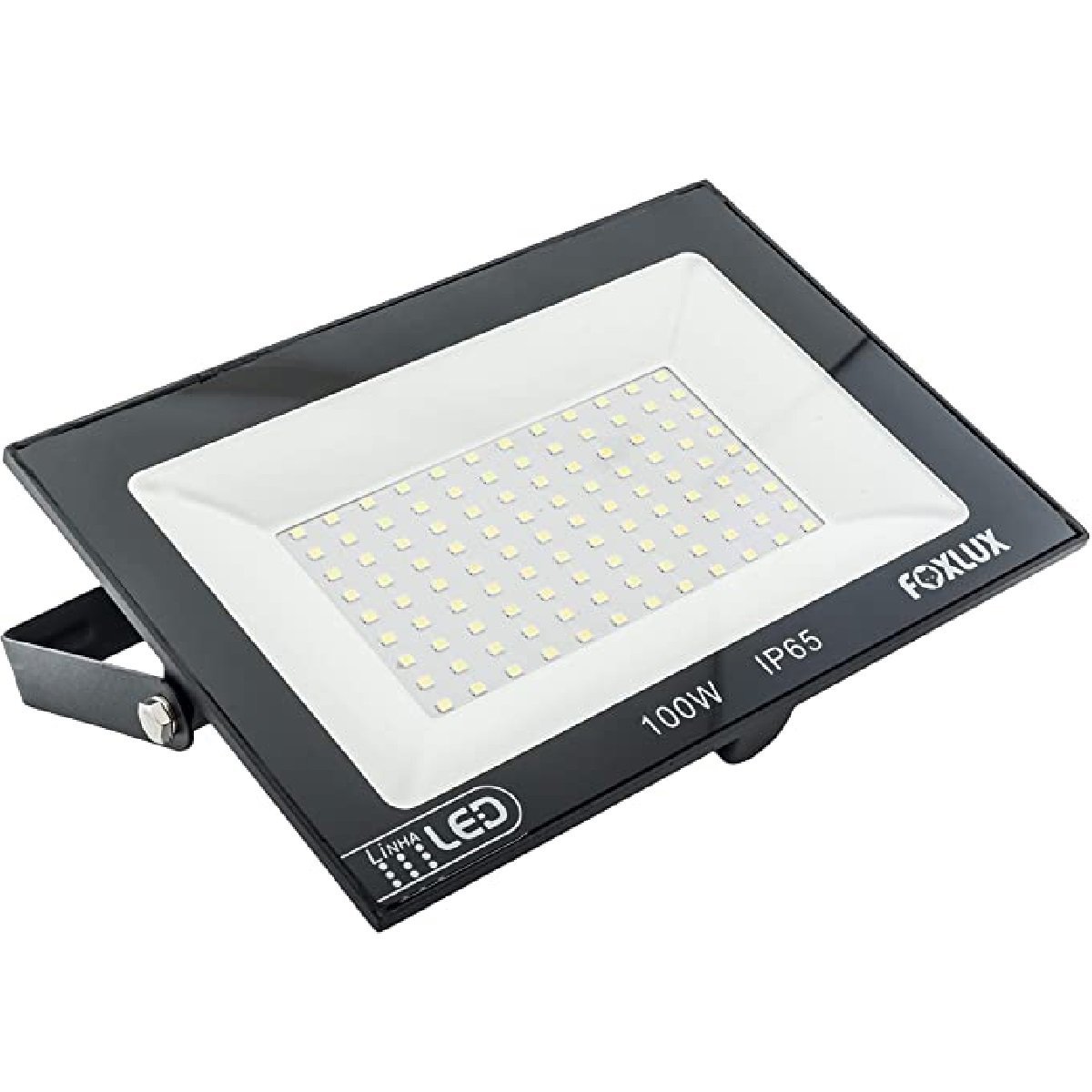 Kit 3 Refletor LED 100W Bivolt, Luz Branca 6.500K Foxlux - 1
