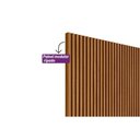 Ver imagem 4 de Módulo Ripado 220cm P/ Painel de Sala Nature Fosco - Linea Brasil