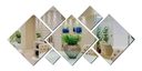 Ver imagem 1 de Espelho Decorativo Em Acrílico Quadrado - 7 Peças
