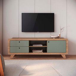 Rack para Tv 75 Polegadas 100% Mdf 180cm X 60cm Jimmy - 1