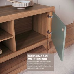 Rack para Tv 75 Polegadas 100% Mdf 180cm X 60cm Jimmy - 12