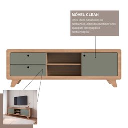Rack para Tv 75 Polegadas 100% Mdf 180cm X 60cm Jimmy - 6