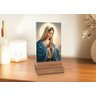 Placa Decorativa e Display de Mesa Virgem Maria Mãe de Jesus - 2