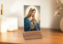 Ver imagem 2 de Placa Decorativa e Display de Mesa Virgem Maria Mãe de Jesus