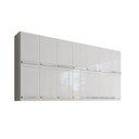 Ver imagem 2 de Armário Aéreo 14 Portas Alemanha Branco Brienza Movelaria