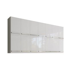 Armário Aéreo 14 Portas Alemanha Branco Brienza Movelaria - 2
