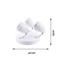 Ver imagem 3 de Spot Sobrepor de Alumínio Giro 16cmx21cmbella Iluminação